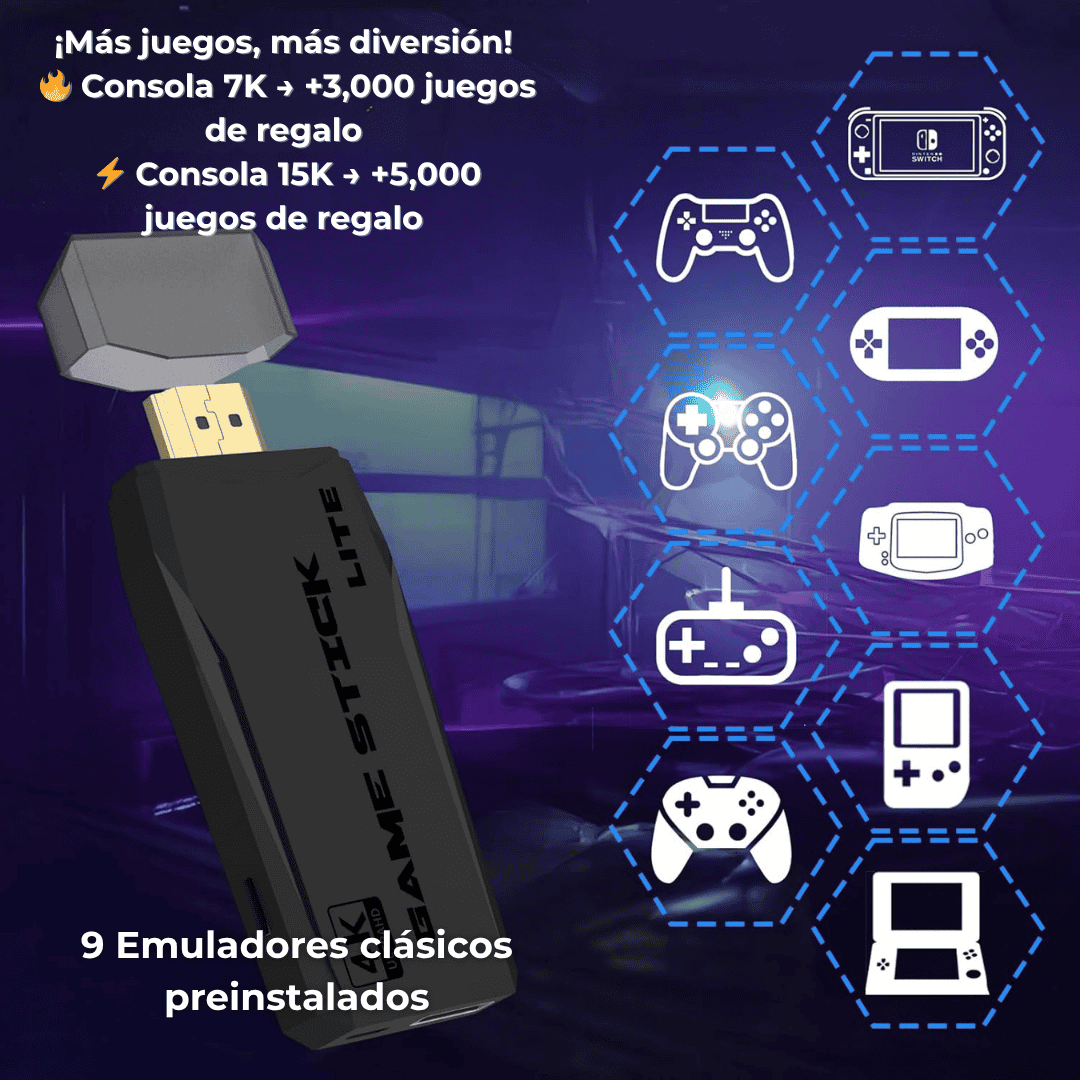 Retro 4K - Consola con 20.000 Juegos Clásicos