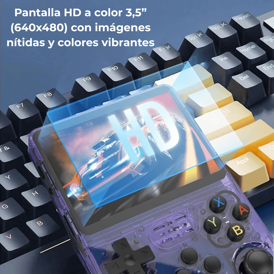 Retro R36S - Consola Multijuegos de Bolsilllo de 128GB Linux