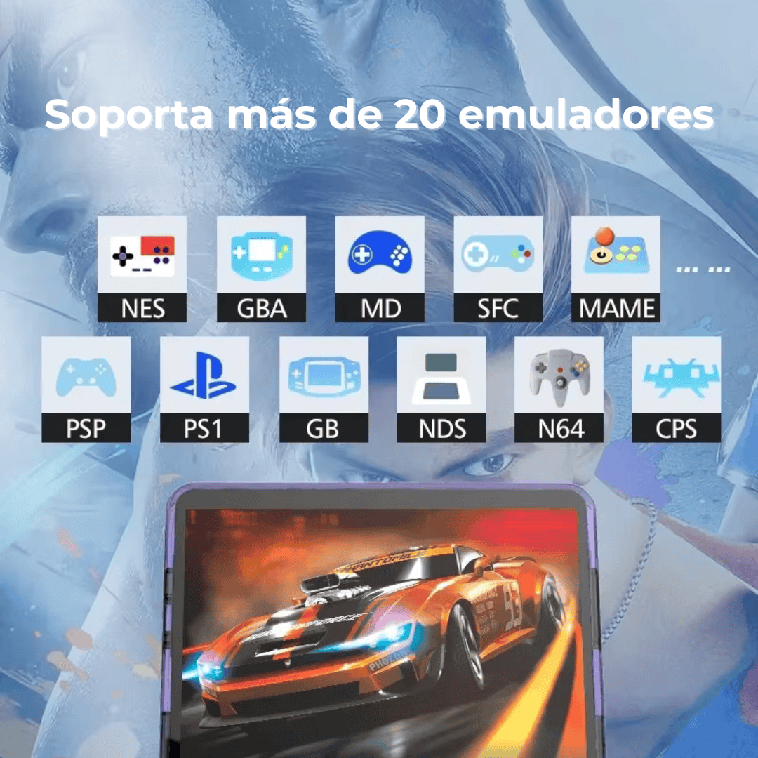 Retro R36S - Consola Multijuegos de Bolsilllo de 128GB Linux