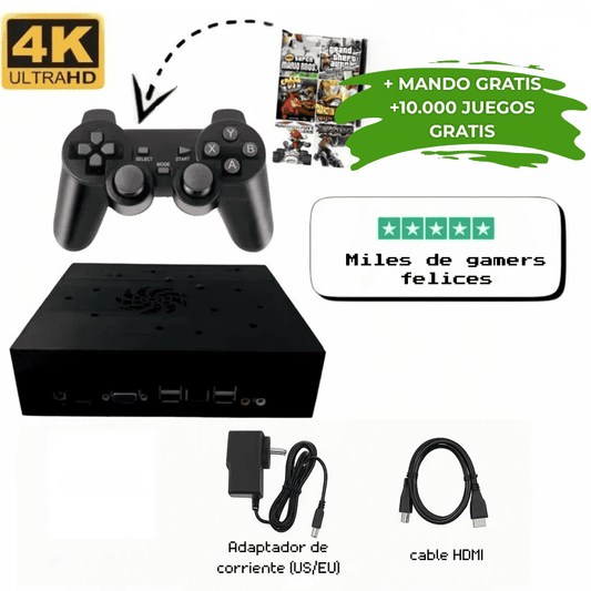 RetroStation X8 - Consola Gamer con +70.000 Juegos